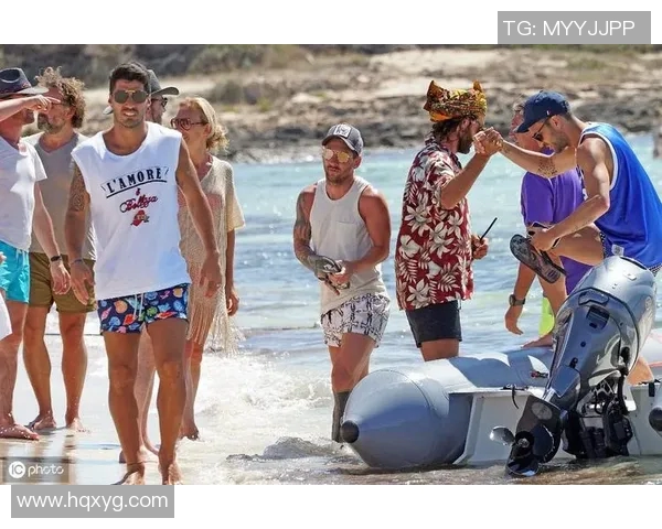 足球明星在海边度假 足球明星在海边度假
